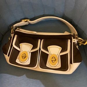 Coach leather shoulder bag